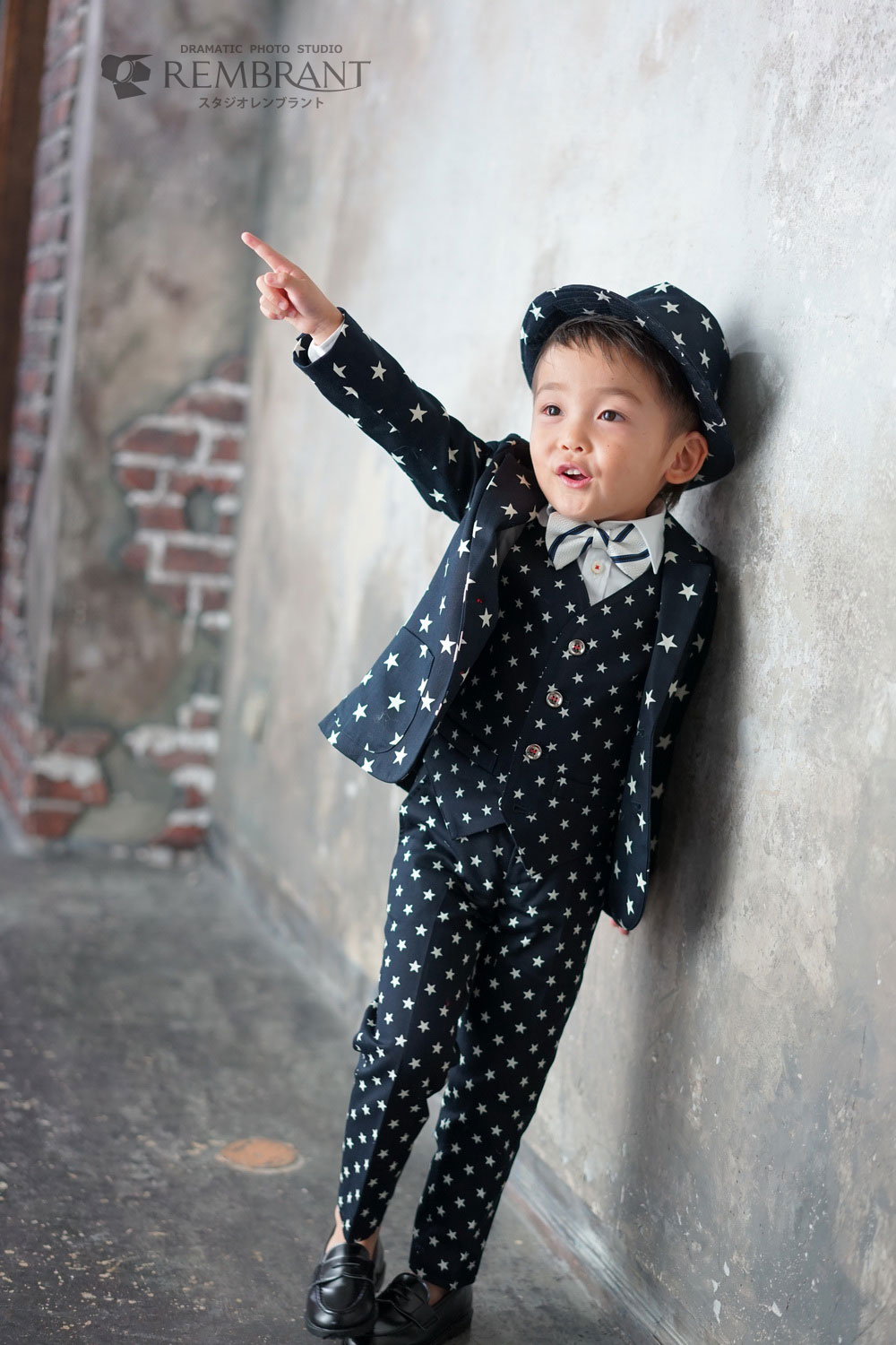 大人気の七五三衣装をご紹介 5才男の子洋装 京都のおしゃれな写真館 スタジオレンブラント