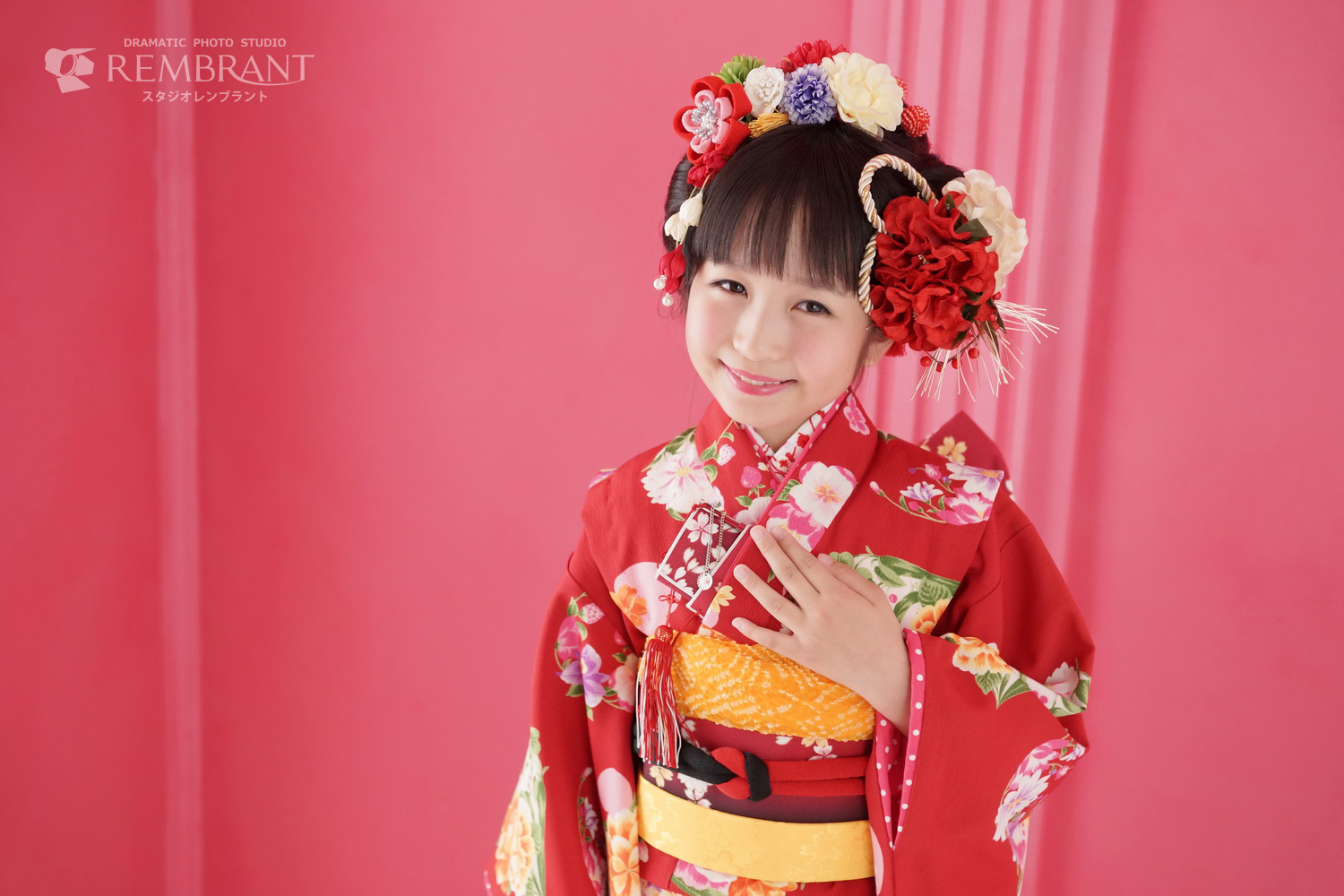 七五三 早撮り 7才四つ身
