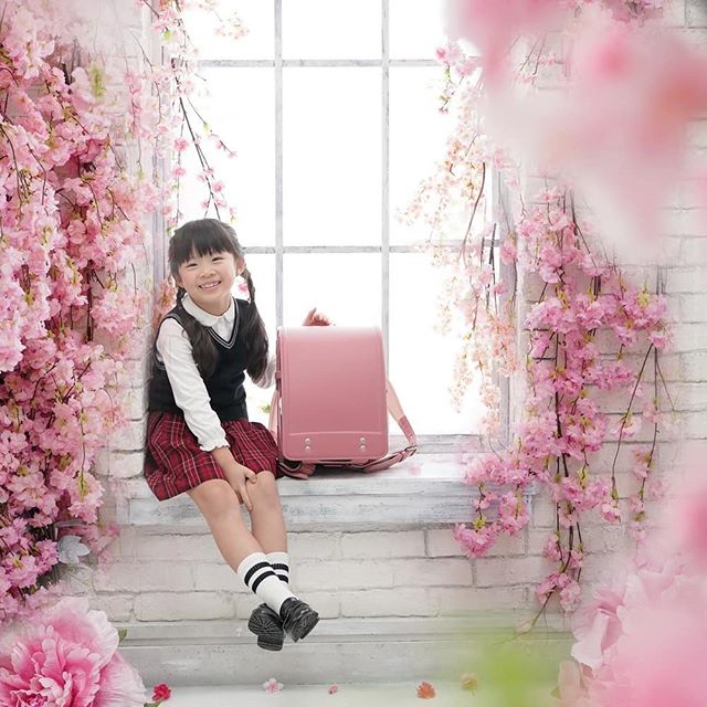 …入学＆入園キャンペーン開催中✨✨..🌸大人気！桜いっぱいの特設セットで撮…